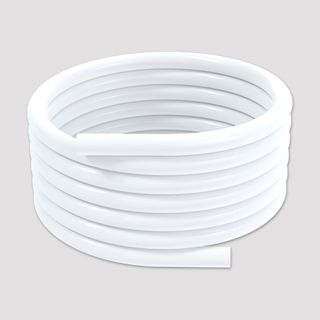 25m Reinforced Softflex Smooth PVC Hose - White