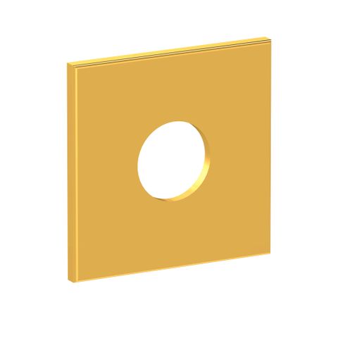 Square Wall Flange - Gold