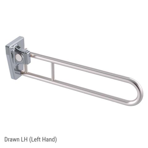 Tiltlock Bariatric Folding Rail SS - LH