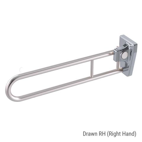 Tiltlock Bariatric Folding Rail SS - RH