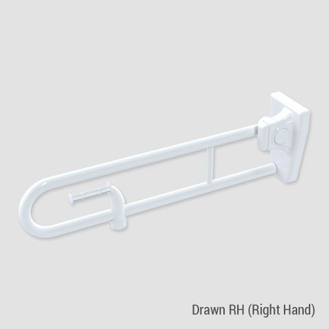 Tiltlock Folding Rail + ABS Roll Holder WT - RH