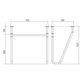 Clam Flange Toilet Twin Assist Grab Rail