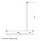 CF Shower Rail PS 1170x1100mm - RH