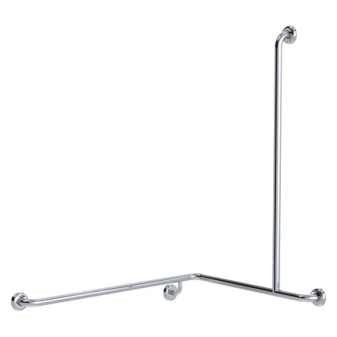 CF Cnr Shower Rail PS 760x1000x1100mm - RH