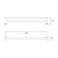 Modena Collection Double Towel Rail 600mm