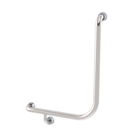 HS Toilet Rail SS 600x600mm - LH