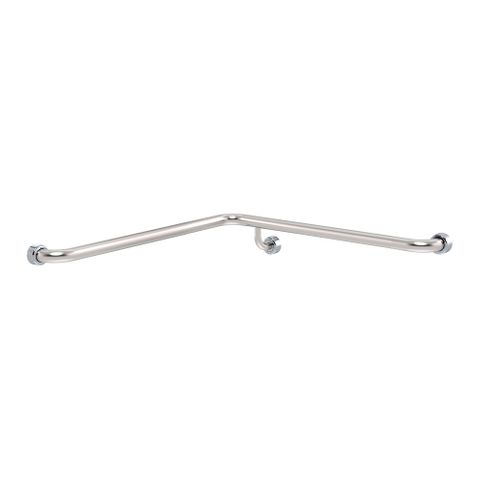 HS Corner Rail SS 600x600mm - LH