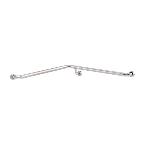 HS Corner Rail SS 800x800mm - LH