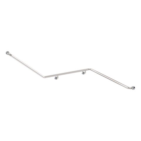 HS Corner Toilet Rail SS 1110x940x700mm - RH