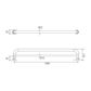 HS D-Towel/Grab Rail SS 1000mm