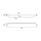 HS U-Towel/Grab Rail PS 1000mm