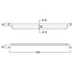 HS U-Towel/Grab Rail SS 1200mm