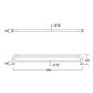 HS D-Towel/Grab Rail SS 600mm