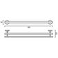 400 Series Double Towel Rail 600mm