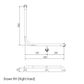 HS Toilet Rail KG 600x600mm - RH