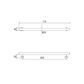 Linear Straight Rail PS 600mm