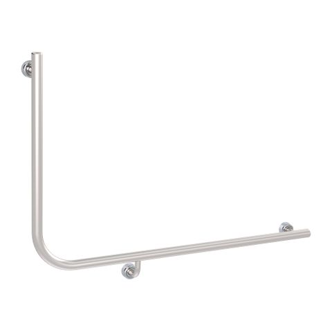 Linear Toilet Rail SS 960x600mm - RH