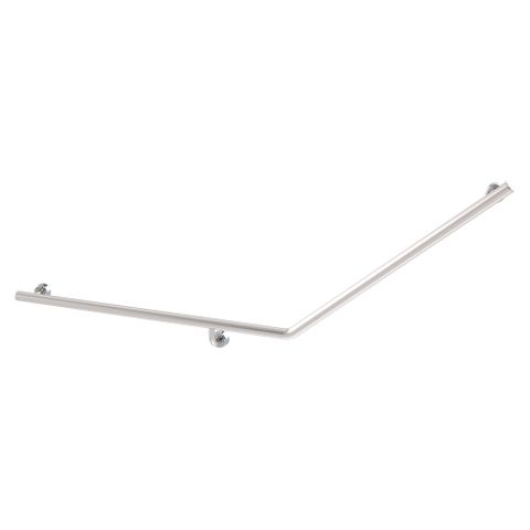 Linear Toilet Rail SS 870x700mm - LH