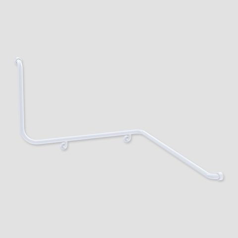 HS Corner Toilet Rail WT 1110x1030x600mm - RH