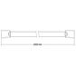 2000mm Silverflex Smooth PVC Hose - Chrome