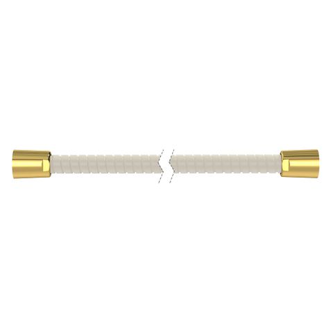 2000mm Softflex Spiral PVC Hose - Ivory/Gold