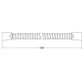 1500mm Softflex Spiral PVC Hose - Burgundy/Chrome
