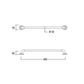 CF Straight Rail SS 400mm