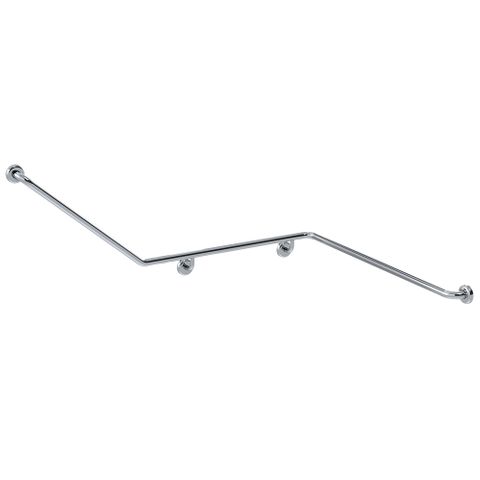 CF Corner Toilet Rail PS 1110x940x700mm - RH