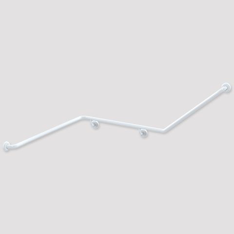 CF Corner Toilet Rail WT 1110x940x700mm - LH