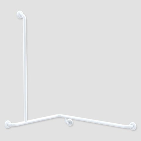 CF Cnr Shower Rail WT 760x1000x1100mm - LH