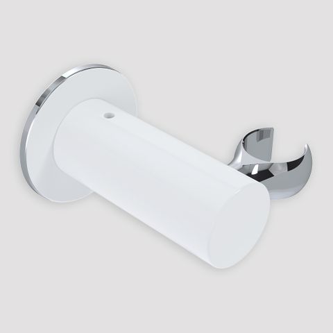 Wall Mount Handset Bracket - White/Chrome