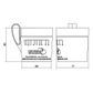 Water Flow Measuring Cup - Basin