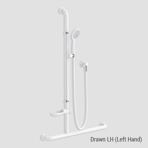 Premium Hosfab/Streamjet White/Chrome - LH