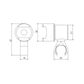 Brass Friction Glide Slide Cradle - Satin