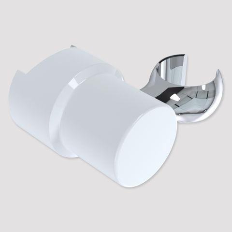Brass Friction Glide Slide Cradle - White/Chrome