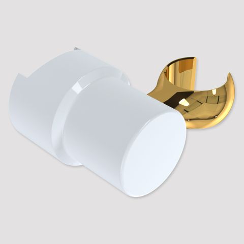 Brass Friction Glide Slide Cradle - White/Gold