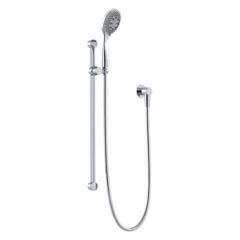 Streamjet Turbo Crystal Rail Shower - Chrome