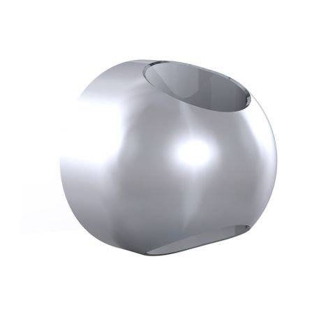 Hose Restrictor Bracket - Chrome
