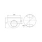 Hose Restrictor Bracket - Chrome