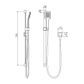 Quewb Slide Rail Shower - Chrome