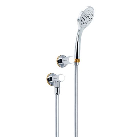 Streamjet Low Water Shower - Chrome/Gold