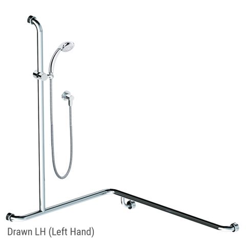 Commercial Kit 5 (2m Hose) Chrome - LH