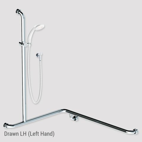 Commercial Kit 5 (2m Hose) Chrome/White - LH