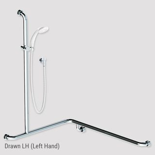 Commercial Kit 5 (2m Hose) Chrome/White - LH