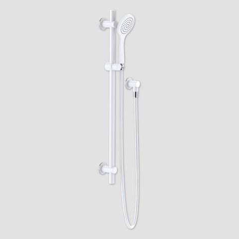 Streamjet Polar Rail Shower - White/Chrome