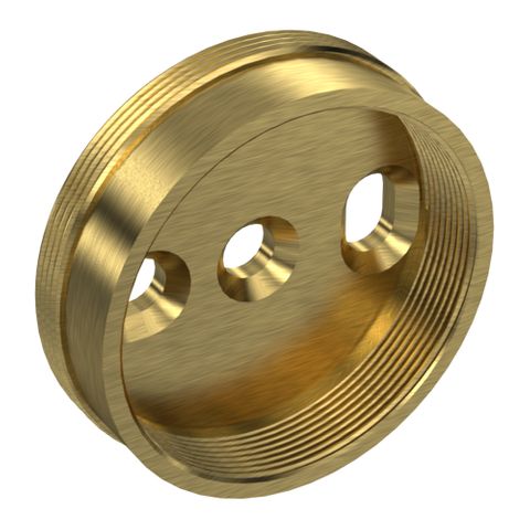 Hygienic Seal Wall Mount - Brass