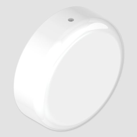 Hygienic Seal Blank End Flange - White