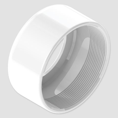 Hygienic Seal Flange Cover - White