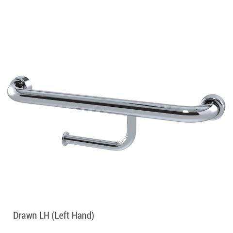 HS Straight Rail with Roll Holder PS 450mm - RH