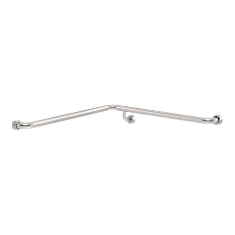 HS Corner Rail SS 750x750mm - LH